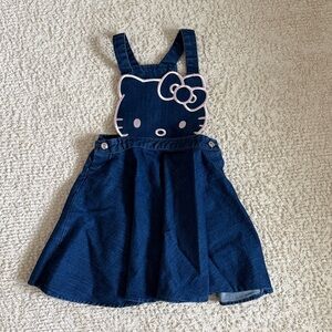 Hello Kitty Dark Blue Denim Skirt